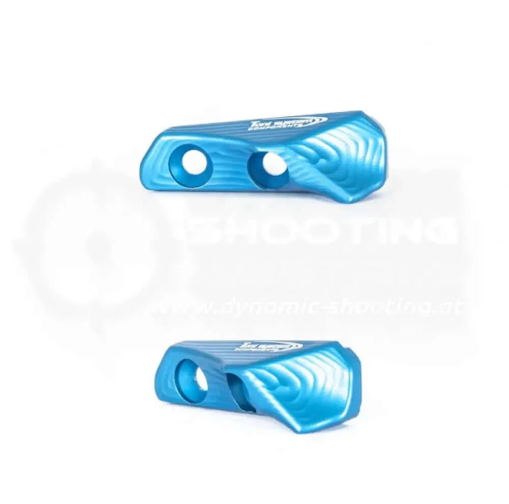 3D Thumb Rest Daumenauflage aus Aluminium von Toni System für CZ 75 Tactical Sport Orange, TS2 sowie Czechmate Pistolen in Blau