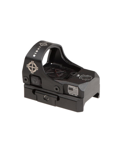 Rotpunktvisier von Sightmark das Mini Shot M-Spec FMX Reflex Sight Red Dot in der Farbe Schwarz