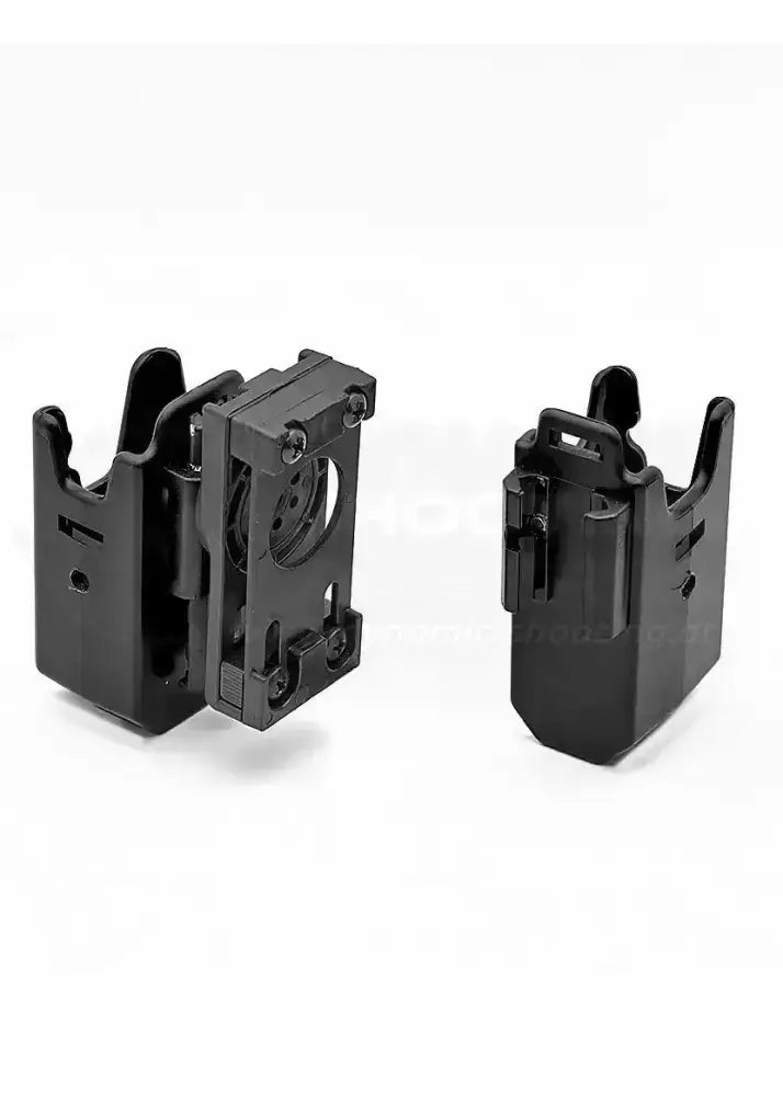 GHOST 360-G IPSC Magazinholster in schwarz, hoehenverstellbar - Rückansicht der Montage