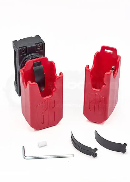 GHOST 360-G IPSC Magazinholster hoehenverstellbar - Rot