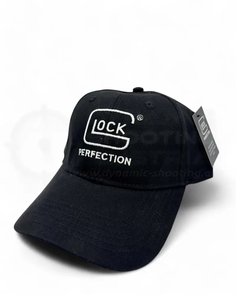 Glock Kappe Schwarz mit weißem Glock Perfection Logo