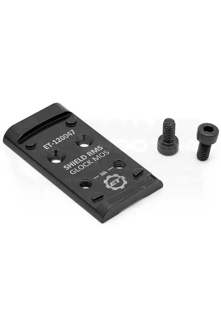 Glock MOS Adapterplatte für Shild RMS und Vector Optics Rotpunktvisierungen mit Schrauben