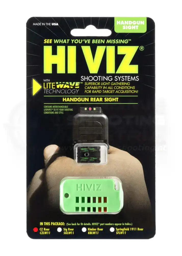 HIVIZ Litewave Fiber Optic Kimme für CZ 75 und CZ P01