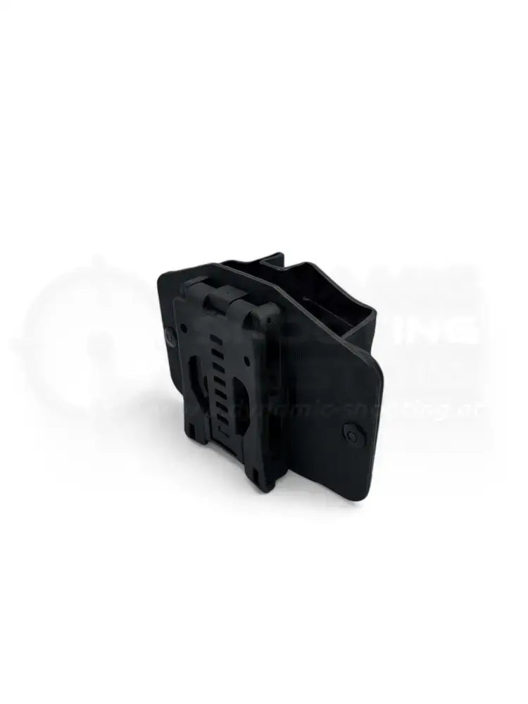 Doppelter Magazinholster für zwei zweireihige Magazine von Höppner und Schumann. Universal passend für Magazine wie Glock Magazine, CZ Magazine, Walther PDP Magazine und viele mehr. Mit anpassbarer Multi Lock Montage. 