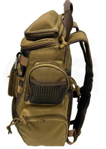 IPSC Rucksack DAA Range Companion in FDE Seitenansicht